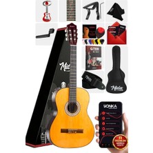 Mey İthalat Midex CG-270M Doğal Renk Klasik Gitar 4/4 Yetişkin Boy Sap Ayarlı Full Set