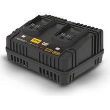 Mey İthalat Cat DXC152 18VOLT Li-Ion One For All Profesyonel Ikili Hızlı Akü Şarj Cihazı