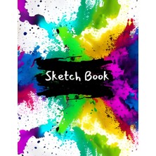 Mey İthalat Abstract Dreams A Blank Sketchbook For You Artist Ideas: 110 Blank White 8.5 x 11 Page Sketchbook For Artist Drawing, Sketching And Doodling (Premium Abstract Cover Volume 2)