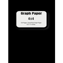 Mey İthalat Independently Published Graph Paper 4 x 4 | Perfect For Math And Science | Drawing, Games, And Journaling: Size (8.5 x 11 Inches) 120 Pages
