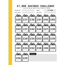 Mey İthalat Independently Published 26 Week Money Challenge Tracker: £1,000 Savings Challenge In 6 Months - Weekly Bingo Money Saving Planner To Help You Save One Thousand Pounds Sterling