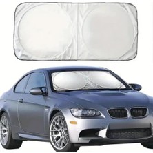 Mey İthalat Coofbe Katlanabilir 150X70 cm Araç Ön Cam Güneşlik Ön Cam Araç Perdesi Araç Güneş Koruyucu Oto Güneşlik