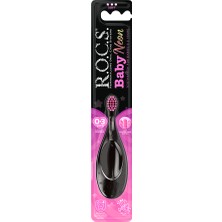 R.O.C.S. Rocs Baby Neon 0-3 Yaş Bebek Diş Fırçası Pembe