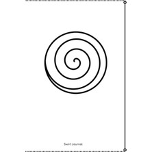 Mey İthalat Swirl Journal: Black And White