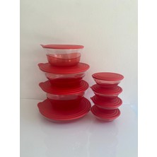 Tupperware Damla set 600MLX4,4.6LT,3.2LT,2.4LT,2.2LT Servis Tabagı