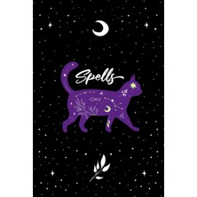 Mey İthalat Spells Notebook: Magic Purple Cat Witch Journal - Lined Notebook Journal, 6 x 9", 110 Pages (Witchcraft Supplies, Band 0)