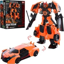 Scntoys T-Warrior Metal Gövdeli Dönüşebilen Robot Oyuncak Robot