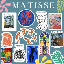 Mey İthalat Matisse Sticker Seti | Laptop Notebook Telefon Etiket Journal