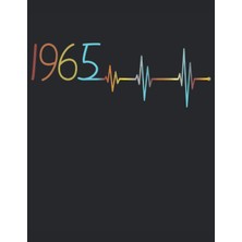 Mey İthalat 101 Mandalas - Malbuch Ekg Herzschlag Jahrgang 1965 Baujahr Heartbeat: Lustiges Retro Geburtstag Design Frequenz - A4 (8,5X11) - 101 Seiten - ... - Entspannen - Anti Stress - Zum Ausmalen
