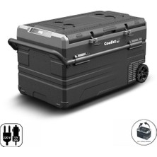 Mey İthalat Coolist CLK120W 12/24V 220VOLT 114 Litre Tek Bölmeli Tekerlekli Outdoor Kompresörlü Oto Buzdolabı/dondurucu