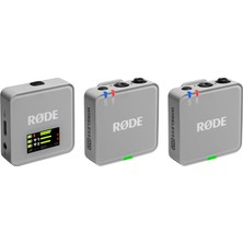 Mey İthalat Røde Wireless Go (Gen 3) - Üçüncü Nesil, 32-Bit, Çift Vericili, Kayıt Özellikli Kablosuz Mikrofon Seti (Taş Rengi)