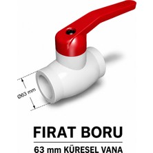 Fırat 63 mm Pprc Küresel Vana