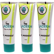 Mey İthalat Claderm 50ML Tüp Kil Maskesi 3'lü Avantaj Paket