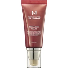 Mey İthalat Mıssha Mükemmel Kapatıcılık Sunan Çok Fonksiyonlu M Perfect Cover Bb Cream Ex SPF42 Pa+++ No.22 (20ML)