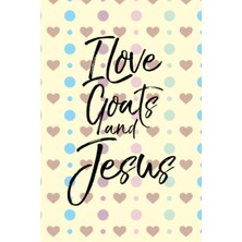 Mey İthalat Independently Published Hexagonal Graph Paper Funny Christian Farmer Quote I Love Goats And Jesus