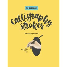 Mey İthalat Calligraphy Strokes Practice Journal For Beginners: 120 Pages Of Horizontal And Slanted Lines For Handlettering Practice