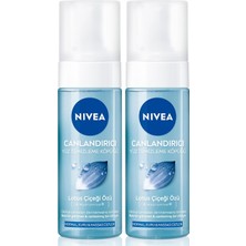 Mey İthalat Nıvea Canlandırıcı Yüz Temizleme Köpüğü 150ML, Lotus Çiçeği, Cildi Temizlerken Kurutmaz, Normal Ciltler, Yüz Bakım, X2 Adet