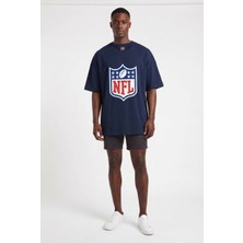 Usa Basketball Nfl B. Lacivert Oversize Erkek T-Shirt 141932
