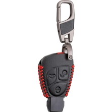 Mey İthalat Alisveristime (Mercedes A C E S G Sınıf Glc Cla Glb W177 W205 W213 W222 Uyumlu) Deri Anahtar Kılıfı