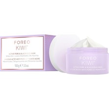 Mey İthalat Foreo Kıwı Gözenek ve Siyah Nokta Maskesi, 100G – Kil ve Jojoba Yağlı – Siyah Nokta Giderici, Gözenek Sıkılaştırıcı, Cilt Arındırıcı – Vegan, Hayvanlar Üzerinde Test Edilmemiş, Tüm Ciltler Için