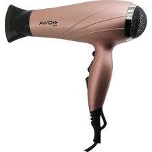 Mey İthalat Chermik Awox Gleao (Rose-Gold) Saç Kurutma & Fön Makinesi (Soğuk Üfleme) (2 Kademe Fan & 3 Kademe Sıcaklık) (1700-2000W)*12
