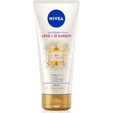 Mey İthalat Nıvea LUMINOUS630 Leke ve Iz Karşıtı Vücut Bakım Kremi 200ML, Çatlak ve Güneş Lekesi Iyileştirici, 48 Saat Nemlendirici