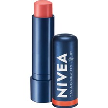 Mey İthalat Renkli Nemlendirici Dudak Bakım Kremi Mercan 4.8GR,SPF30, Allık Etkisi, Dudak ve Yanaklar, E Vitamin
