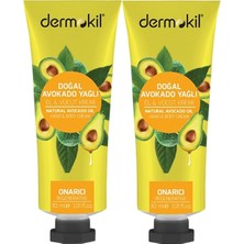 Mey İthalat Dermokil Avokado Yağlı El ve Vücut Kremi, 30 ml x 2 Adet