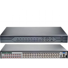 SmartVision SV-9332AHD 32 Kanal Mp Fullhd H265 Dvrkayıt Cihazı 2xhdd Yuvası 16 Ses Sabit Ip Istemez Xmeye