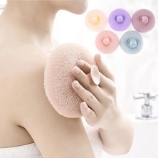 Mey İthalat Tineke Vantuzlu Banyo Lifi Süngeri Doğal Lif Kabağı Zenginleştirilmiş Kişisel Bakım Temizlik Lifi 1 Adet