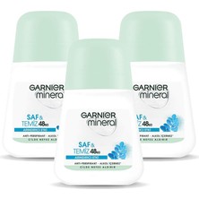 Mey İthalat Garnier 3lü Mineral Saf ve Temiz Roll-On Deodorant Seti