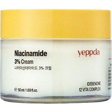 Mey İthalat Yüzde Üç Oranında Niacinamide Içeren Nemlendirici Krem Yeppda Niacinamide Yüzde Üç Cream 50 ml