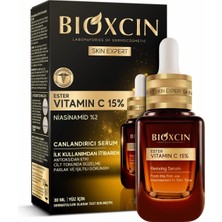 Mey İthalat Bioxcin Ester Vitamin C 15% Canlandırıcı Serum 30 ml – Niasinamid, Lipozom Teknolojisi, Antioksidan Etki – Cilt Tonu Eşitleyici ve Aydınlatıcı Serum