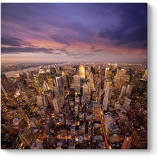 Mey İthalat New York Skyline Tablosu 30 x 30