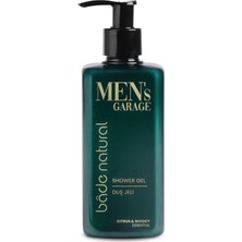 Mey İthalat Bade Natural Men's Garage Duş Jeli Arındırıcı ve Canlandırıcı 300 ml