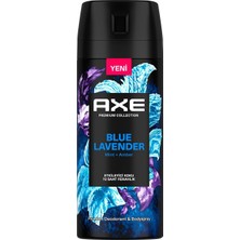 Mey İthalat Axe Premium Collection Erkek Sprey Deodorant Blue Lavender 150 ml
