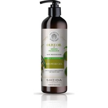 Mey İthalat Sheida Active Shine Derin Nemlendirici Duş Jeli Zeytin Yağı ve Yeşil Mandalina Özlü 500ML