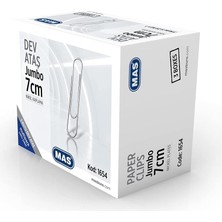 Mey İthalat Mas Multipack Dev Ataş Jumbo Tip Boy 7 Santimetre 3 Paket