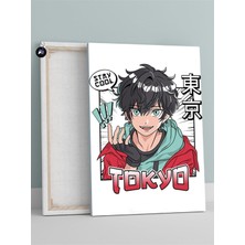 Mey İthalat Postermanya (PSTER354) Stay Cool Tokyo Manga Anime Kanvas Tablo 50 x 70