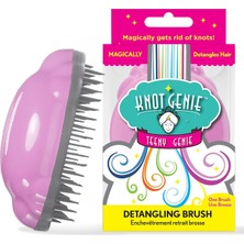 Mey İthalat Knot Genie Çocuklar Için Teeny Detangling Saç Fırçası | Kıvırcık Saçlar Için Mükemmel Dolaşık Açıcı Fırça, Yavaşça Ayrı Dolaşıklık, Saçları Pürüzsüz ve Parlak Bırakır | Ağrısız Düğüm Detangler (Pembe