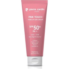 Mey İthalat Pierre Cardin Ton Eşitleyici Aydınlatıcı Yüz Güneş Kremi Pink Touch Tone-Up SPF50+/PA++ – 50 ml