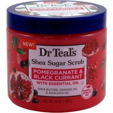 Mey İthalat Dr.teals Pomegranate & Black Currant Shea Sugar Scrub Vücut Peelingi 538GR