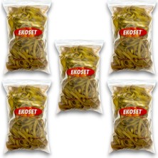 Ekoset Kauçuk Ekstra Kalın Paket Lastiği 130X10MM 5 kg