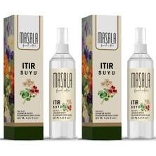 Mey İthalat Masala 2 Adet Saf Itır Suyu (Sardunya) 125 ML%100 Doğal Yağlı Hidrosol - Tonik Geranium Floral Water Hydrosol Tonic