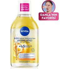Mey İthalat Nıvea Micellar Aydınlatıcı Makyaj Temizleme Suyu 400 Ml,suya Dayanıklı Makyajı Çıkarır,ovalama Gerektirmez,serum Içerikli,c Vitamini,e Vitamini,