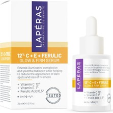 Mey İthalat Vitamin C Serum%12 Aydınlatıcı Leke Karşıtı Cilt Tonu Eşitleyici Hyaluronik Asitli Ferulik Asitli