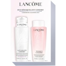 Mey İthalat Lancome Confort Cleansers Cilt Bakım Seti - Makyaj Temizleme Sütü ve Nemlendirici Tonik, LG254200