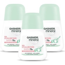 Mey İthalat Garnier 3'lü Mineral Hyaluronik Bakım Roll-On Deodorant Seti