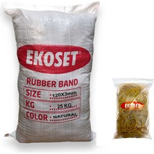 Ekoset Kauçuk Paket Lastiği 120X3MM 25 kg