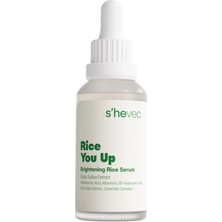 Mey İthalat She Vec Rice You Up – Aydınlatıcı Pirinç Serum (%100 Vegan)